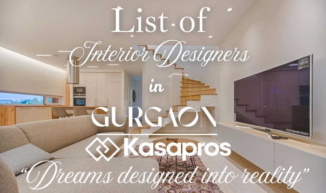 List of Interior Designers in Gurgaon 